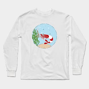 The little red shrimp Long Sleeve T-Shirt